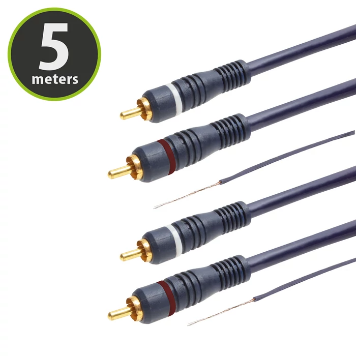 MNC RCA kábel 5 m 6 mm 20155