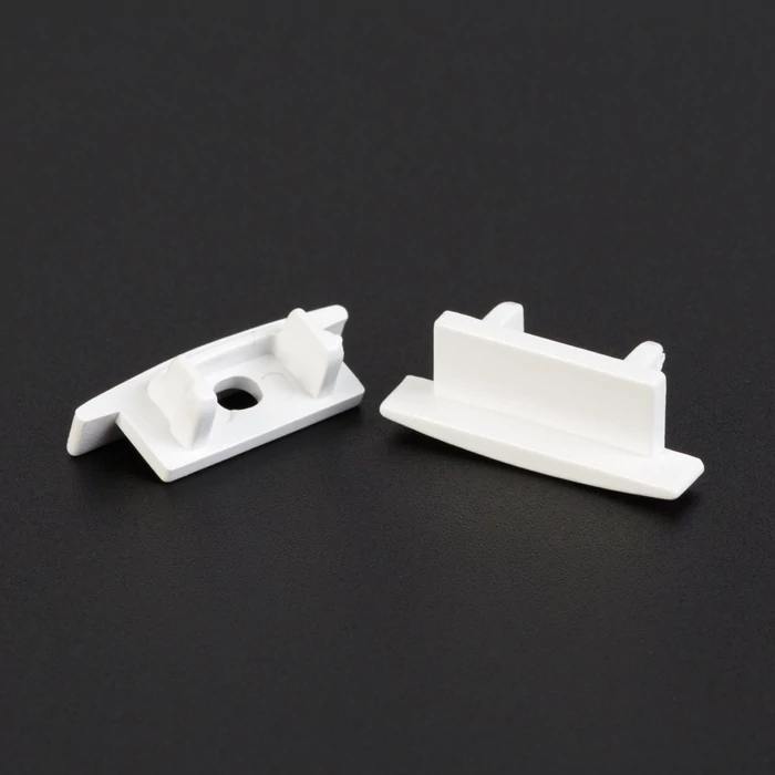 Aluminium profil végzáró (41011hez) 2 db fehér 41011E-WH