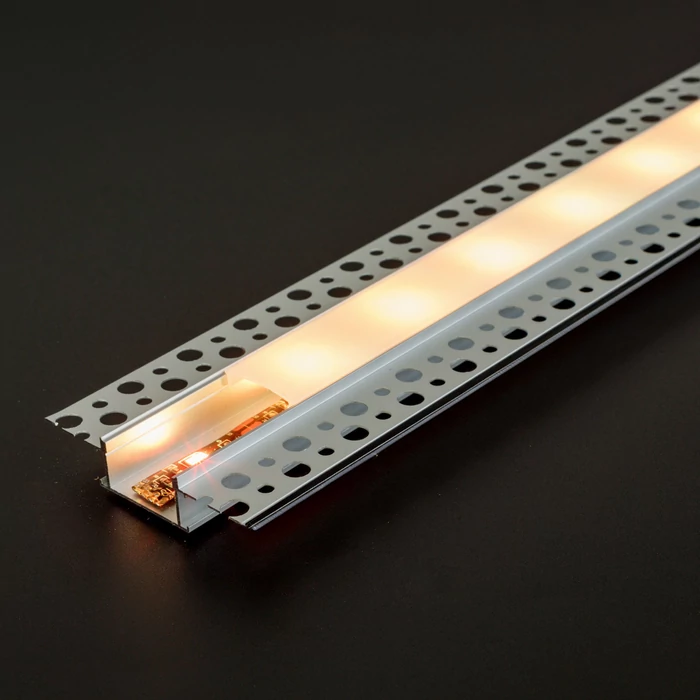 Aluminium profil sín vakolható, gipszkartonba süllyeszthető 1000x61x13 mm 41025A1