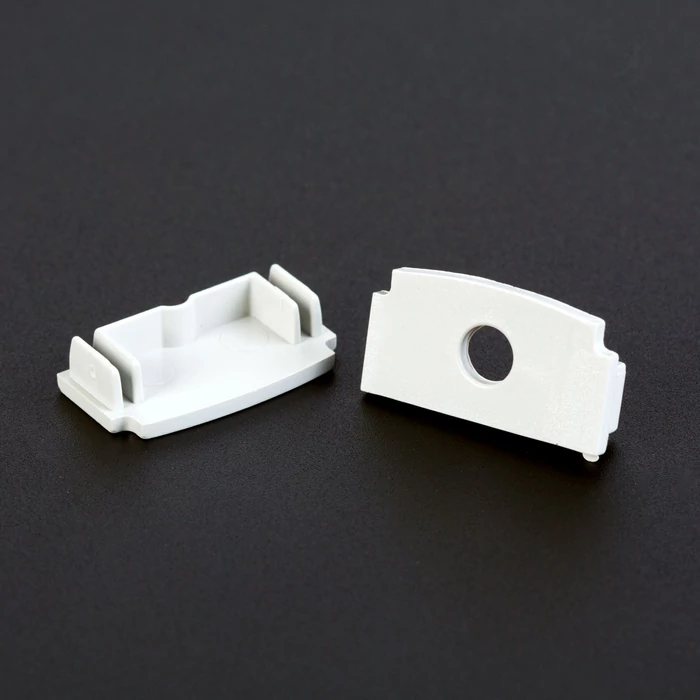 LED aluminium profil végzáró (41025höz) 2 db fehér 41025E