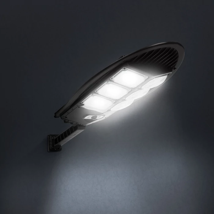 Phenom Szolár LED reflektor mozgásérzékelővel utcai street lámpa 180 SMD LED 1200 lm 10W  3000 mAh IP65 55291A