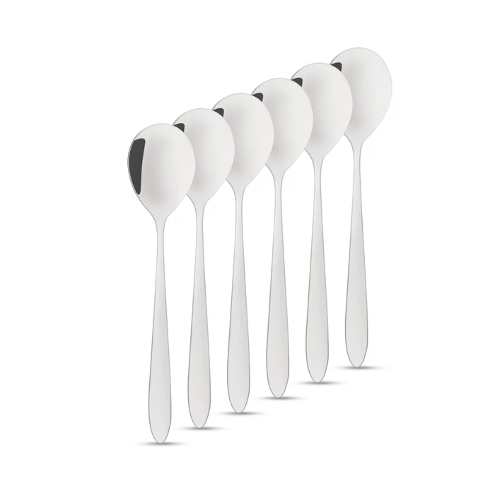 Family rozsdamentes acél kávéskanál desszertes kanál 13 x30 mm 6 db / csomag 57577