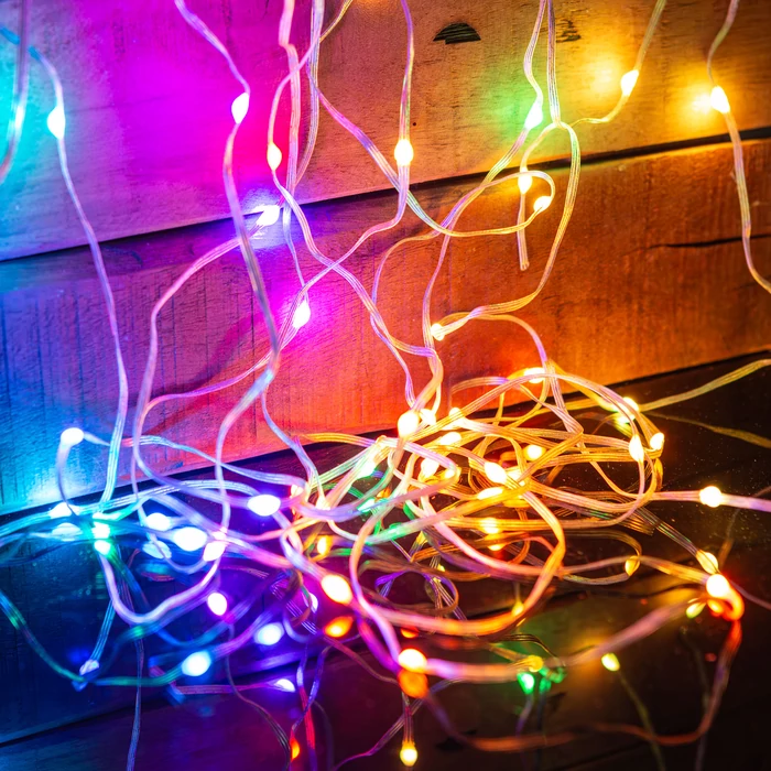 Phenom smart fényfüzér USB 50 db RGBIC LED 5 m Bluetooth + zene mód IP65 58382C