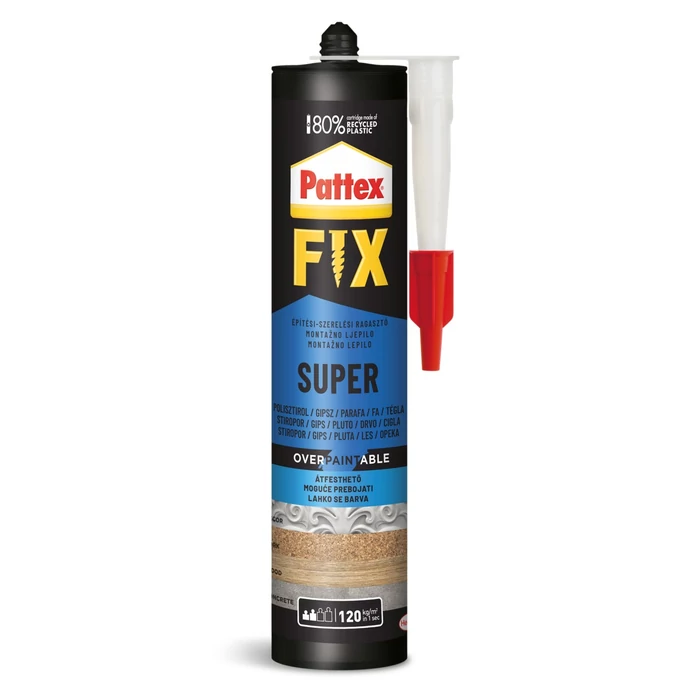 Pattex Super Fix Diszperziós építési-szerelési ragasztó 400 g H1437621
