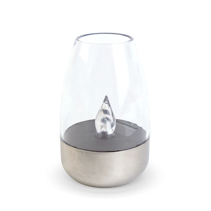 Garden of eden szolár lámpa gyertya lángeffekt 1 melegfehér LED 6x9 cm 11776