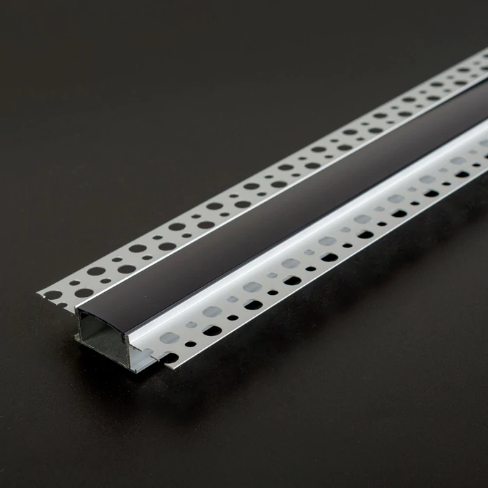 Aluminium profil takaró búra fekete 1000 mm (41025A1-hez) 41025M1-BK