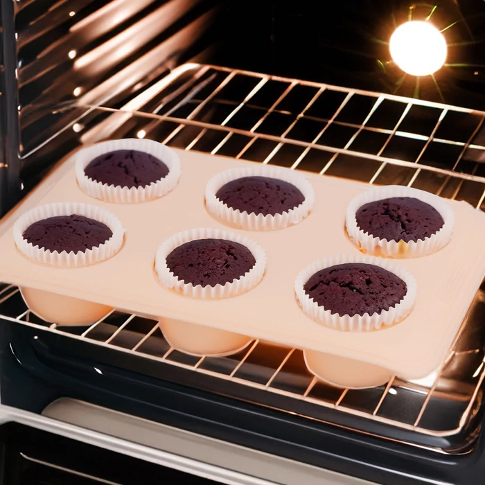 Bewello Szilikon sütőforma muffin 30x18x4,2 cm 57532P