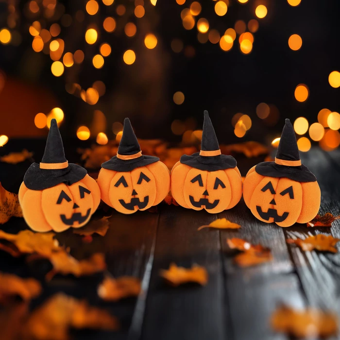 Halloween-i tök dekoráció 15x15x22cm  58334B