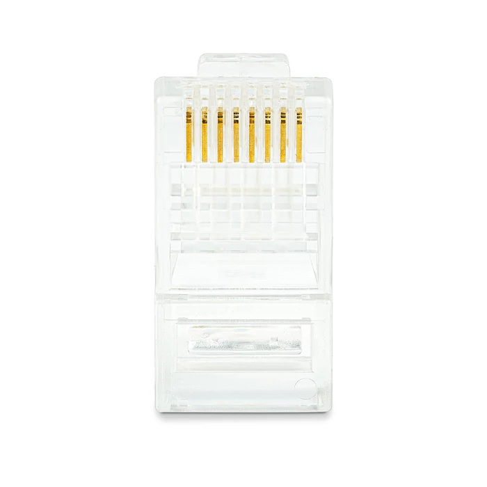 Árnyékolt RJ45 moduláris csatlakozó dugó 8P8C RJ45 UTP Cat.6 hálózati felhasználáshoz 05232B