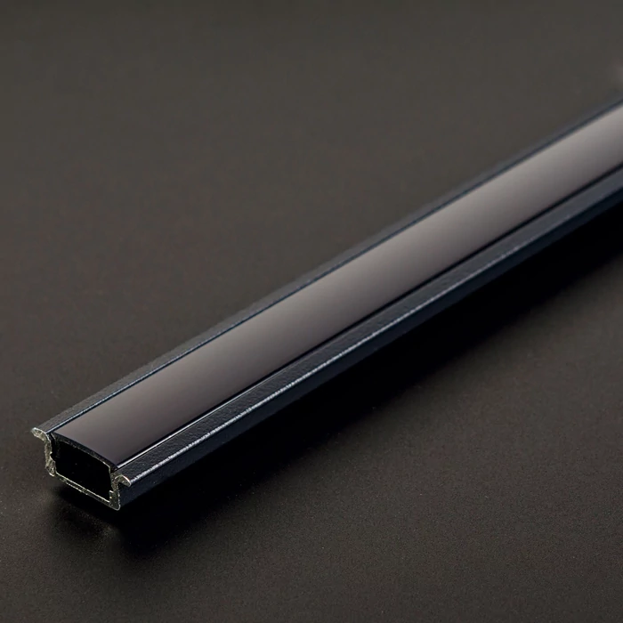 Aluminium profil takaró búra fekete 1000 mm (41011A1-hez) 41011M1-BK
