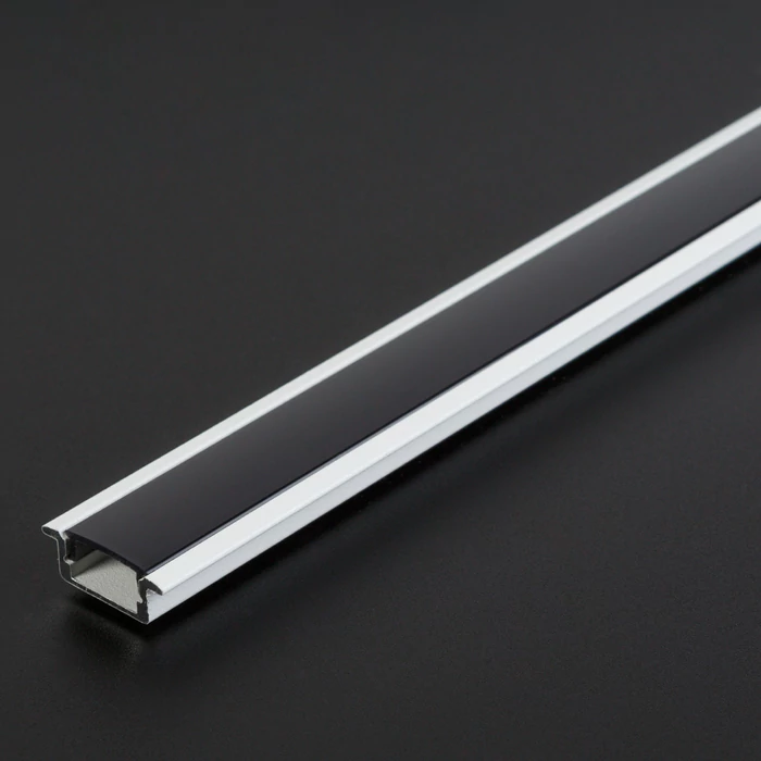 Aluminium profil sín 1000 x 23(17) x 8 mm süllyeszthető U profil fehér 41011A1-WH