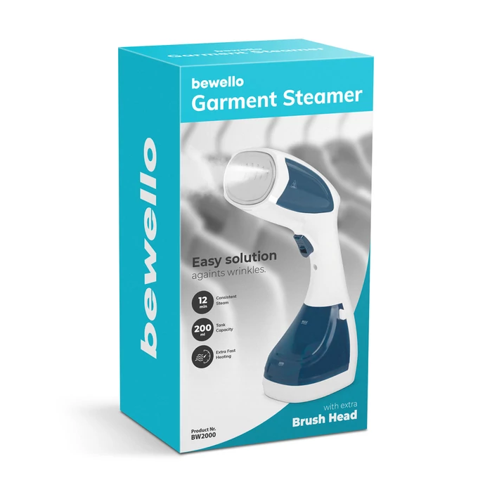 Bewello kézi ruhagőzölő 1100W 200 ml extra gyors felfűtés BW2000
