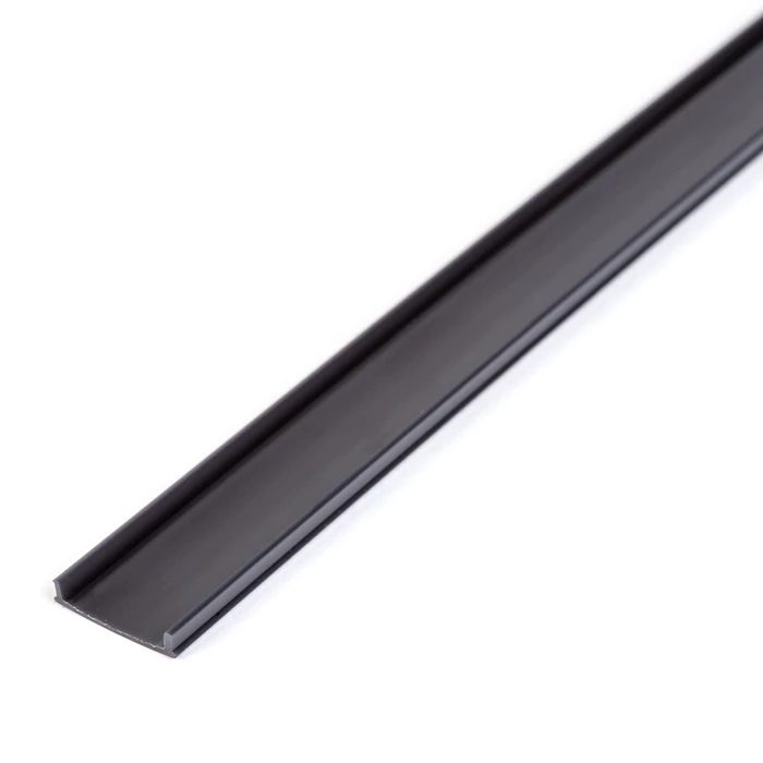 Aluminium profil takaró búra fekete 1000 mm (41011A1-hez) 41011M1-BK