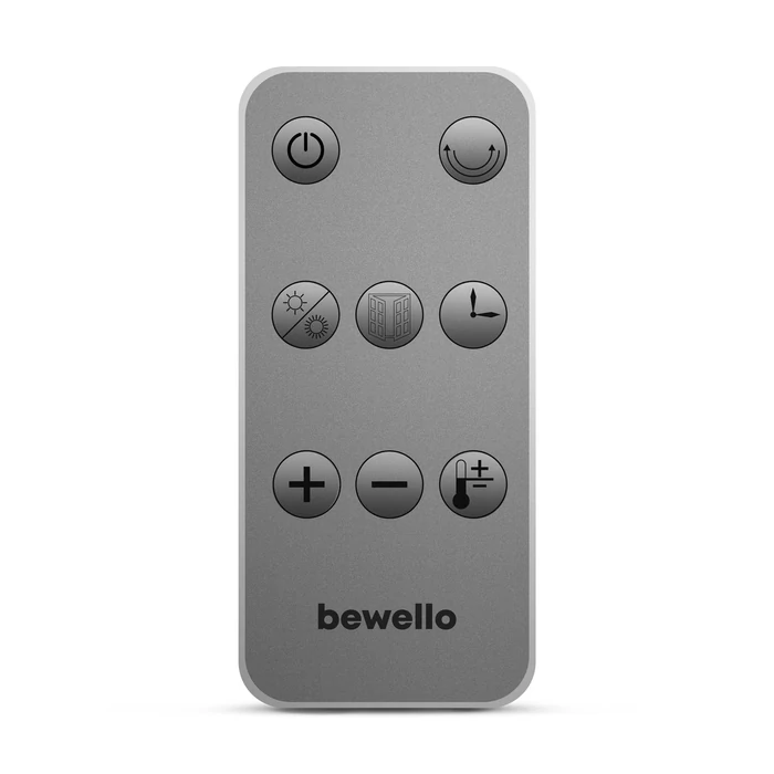 Bewello smart fali hősugárzó fekete 1000/2000W BW2103A