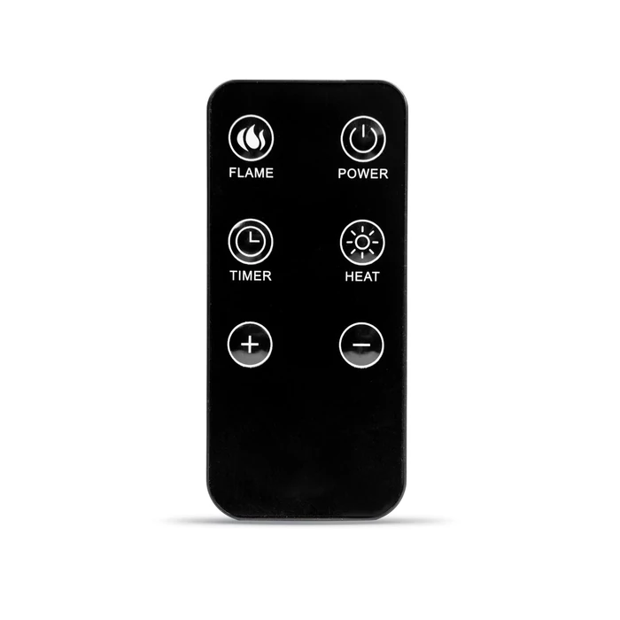 Bewello Elektromos kandalló 180° hősugárzó LED 37x22x56 cm BW2105