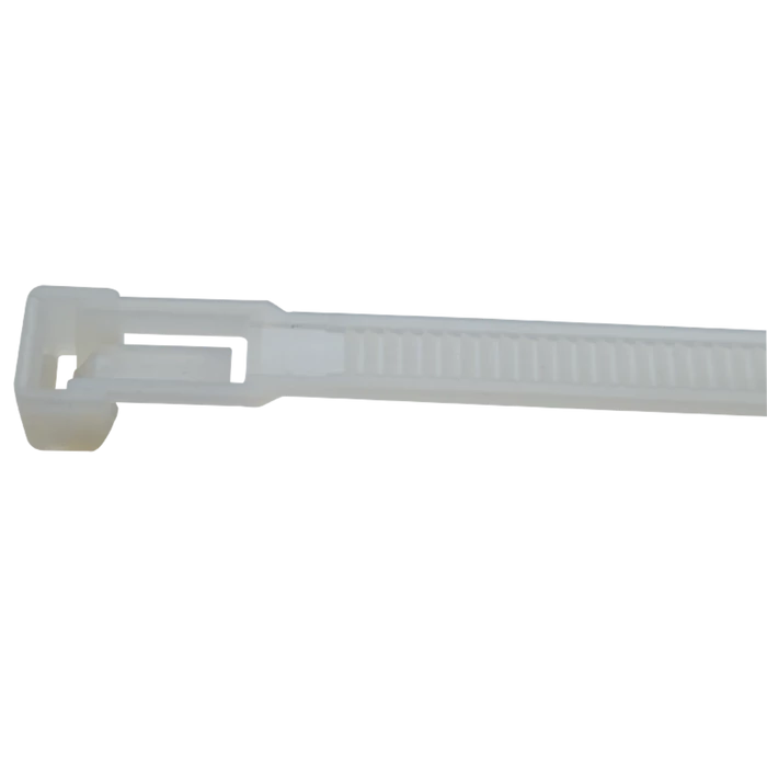 Tracon nyitható kábelkötegelő, gyorskötöző fehér 200x7,6 mm 180-NY