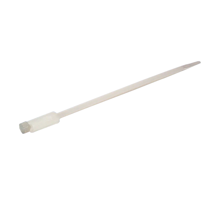 Tracon jelzőcímkés kábelkötegelő, gyorskötöző fehér 190x3,6 190J