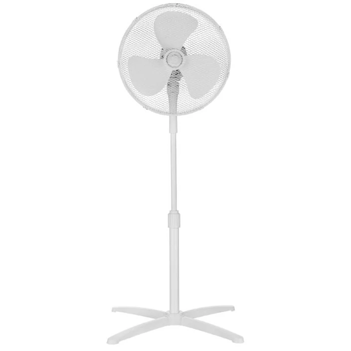MIDEA FS40-21M álló ventilátor, 40 cm-es lapátátmérő, állítható magasság, 3 fokozat, 40W, fehér FS40-21M