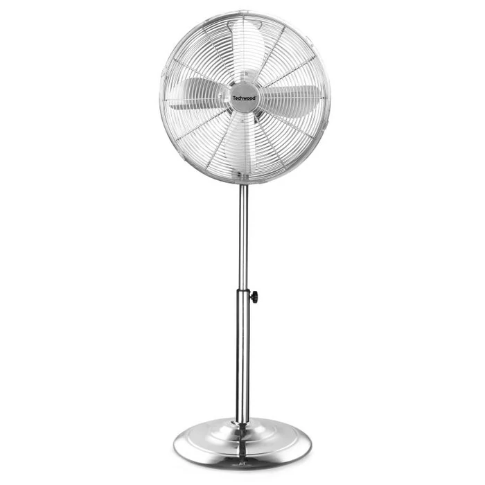 Techwood TVI-455 fém álló ventilátor, 40 cm-es lapátátmérő, 50 W, 3 sebesség, oszcillálás, hálózati tápellátás TVI-455