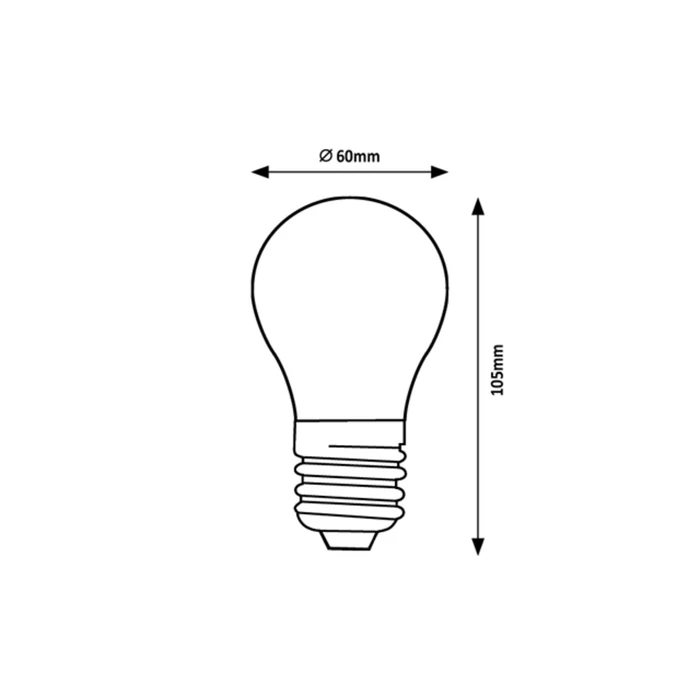 Rábalux LED izzó filament Smart E27 A60 4W 300lm H105 1987