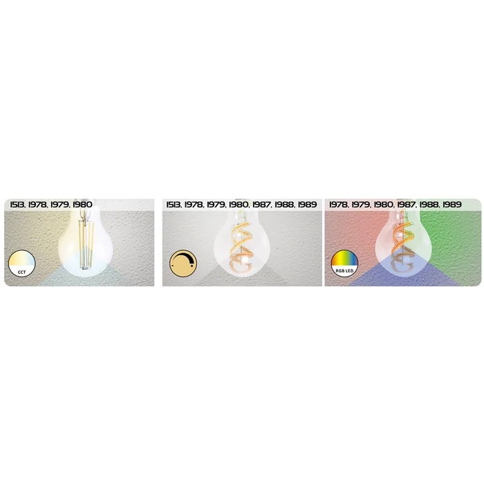 Rábalux LED izzó filament Smart E27 A60 4W 300lm H105 1987
