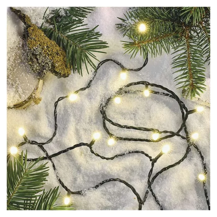 Emos LED karácsonyi fényfüzér kültéri és beltéri 12m meleg fehér IP44 D4AW09