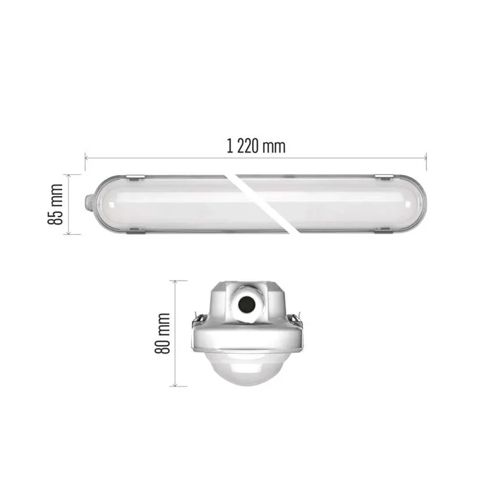 Emos Misty LED armatúra 35W 4000K természetes fehér 120cm por és páramentes lámpatest IP66 ZT1521