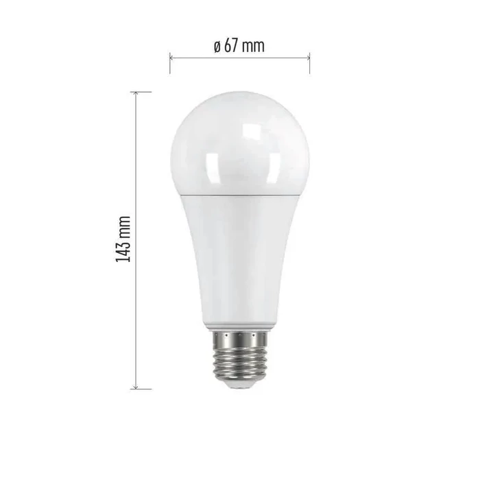 Emos Classic LED izzó E27 19W 2452lm 2700K meleg fehér A67 ZQ5183