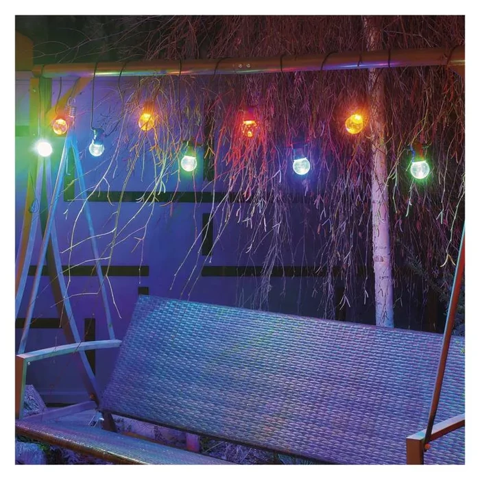 EMOS LED fényfüzér 10x party égő 5m kültéri és beltéri többszínű DCPM01