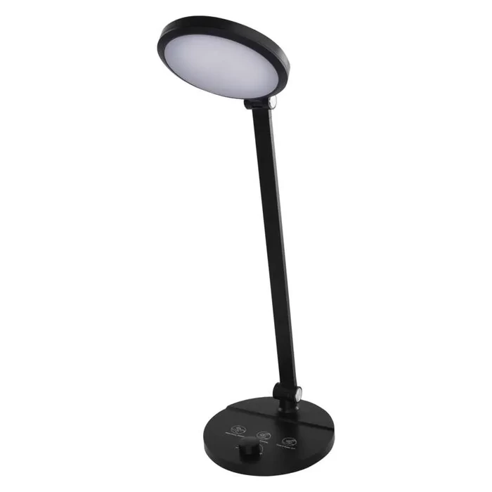Emos Charles LED asztali lámpa fekete 7,6W 550lm CCT IP20 Z7628B
