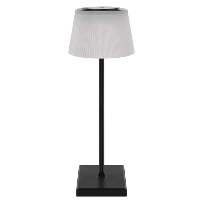 Emos Katie LED asztali lámpa fekete újratölthető 4W 250lm CCT IP44 Z7630B