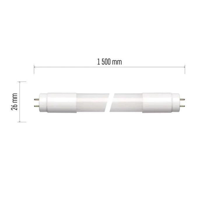 Emos LED fénycső T8 23,4W 2500lm 4000K természetes fehér 150cm Z73133