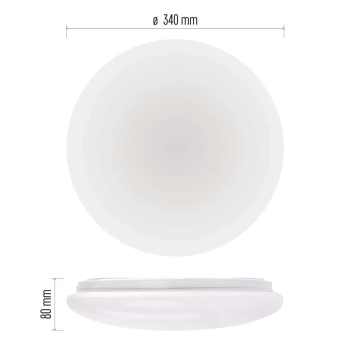 Emos LED mennyezeti lámpa 18W 1800lm 4000K természetes fehér IP44 FIONI ZM1121