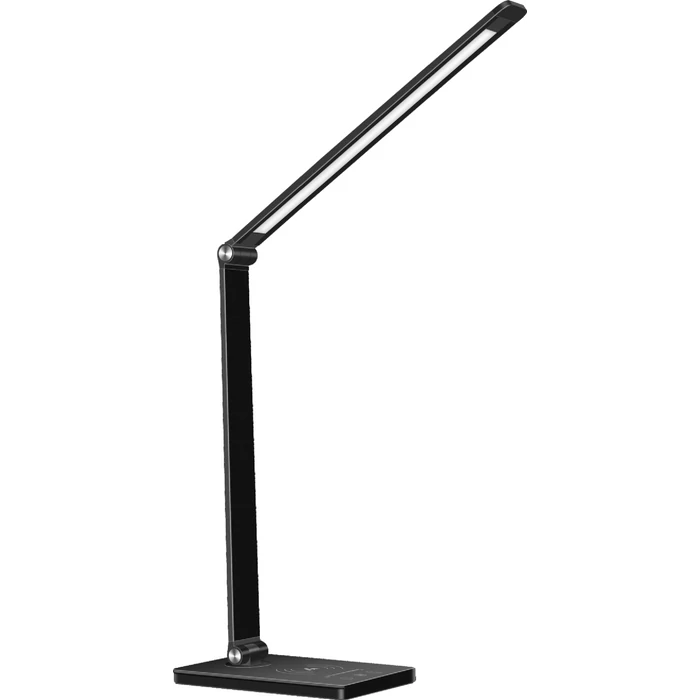 Optonica LED Asztali lámpa, vezeték nélküli töltés, fekete, CCT, 3000K-6000K 5W 250 Lm 261
