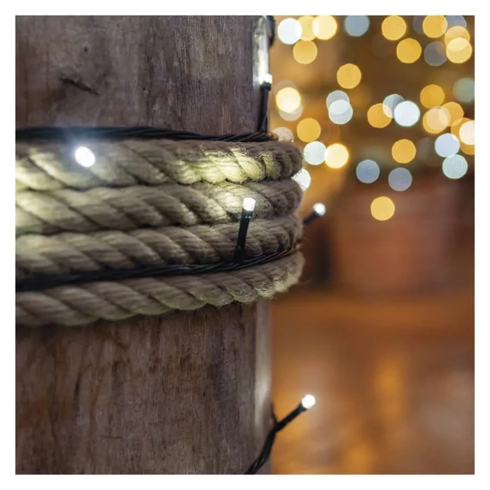 Emos karácsonyi fényfüzér sorolható 5m 50 LED hideg fehér ZY1924