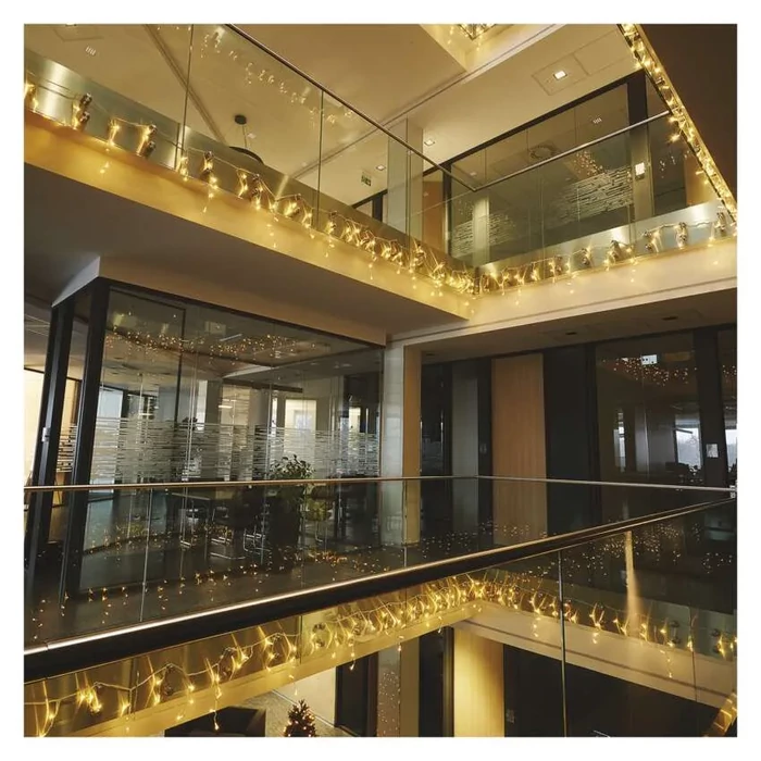 EMOS Profi LED sorolható füzér, villogó – jégcsapok, 3 m, 3×0,4 m kültéri, meleg fehér D2CW04