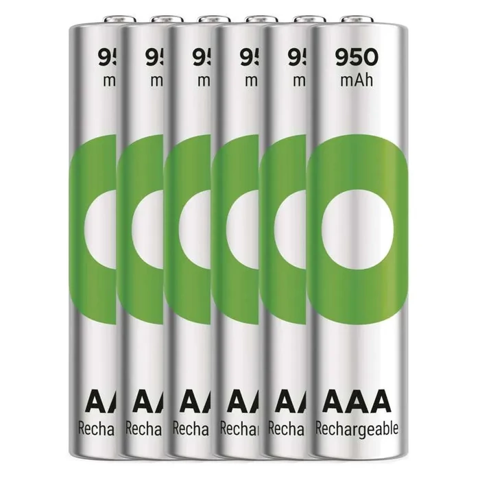 GP ReCyko NiMH Akkumulátor tölthető elem HR03 (AAA) 950mAh 6db B2511V