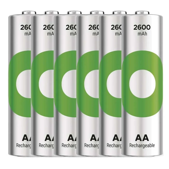 GP ReCyko NiMH Akkumulátor tölthető elem HR6 (AA) 2600mAh 6db B2527V