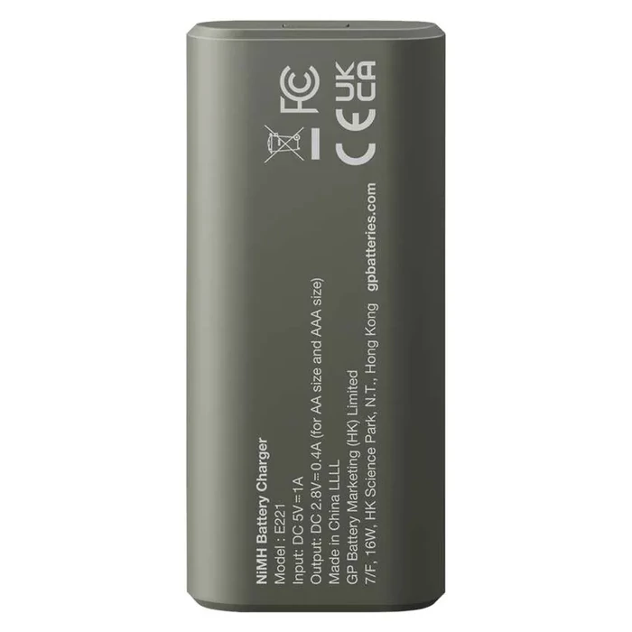 GP Akkumulátor tölthető elem töltő Eco E221+2xAA ReCyko 2100mAh B50224
