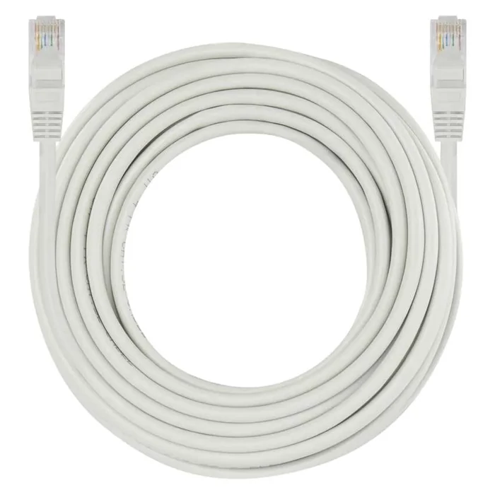Emos szerelt UTP patch kábel 10m Cat5e szürke S9126