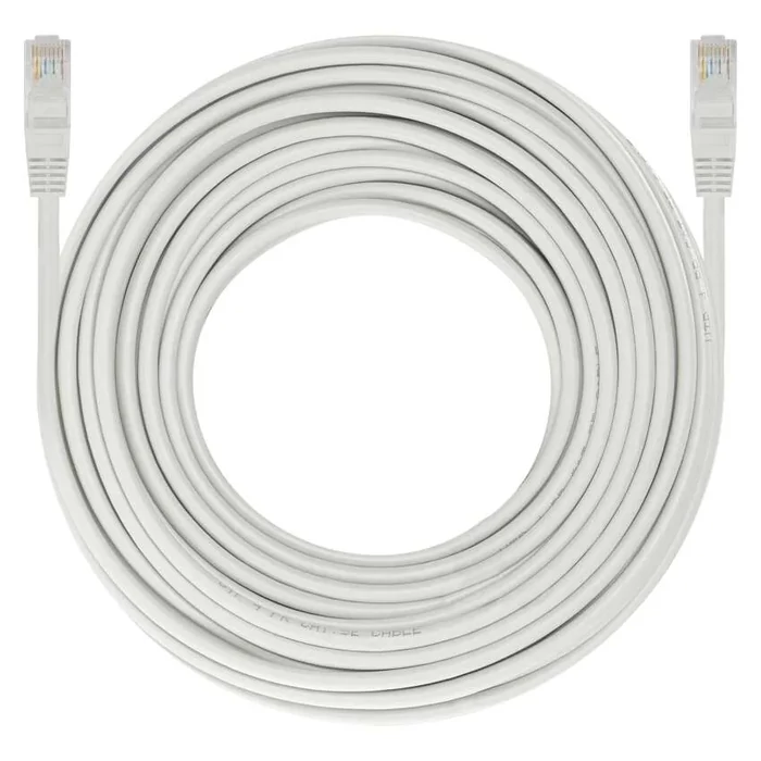 Emos szerelt UTP patch kábel 15m Cat5e szürke S9127