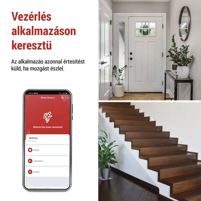 EMOS GoSmart PIR érzékelő mozgásérzékelő IP20, ZigBee 8 m 90° H5020
