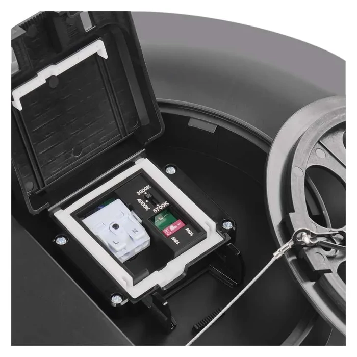 Emos DIONI LED mennyezeti lámpa 18W 2160 lm CCT kerek fekete IP55 ZM7154