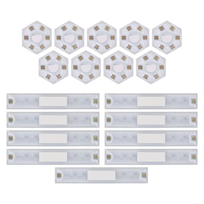 Emos GoSmart LED lámpatest Lines fehér 9 részből álló 34W RGBIC dimmelhető, WiFi ZIW249R