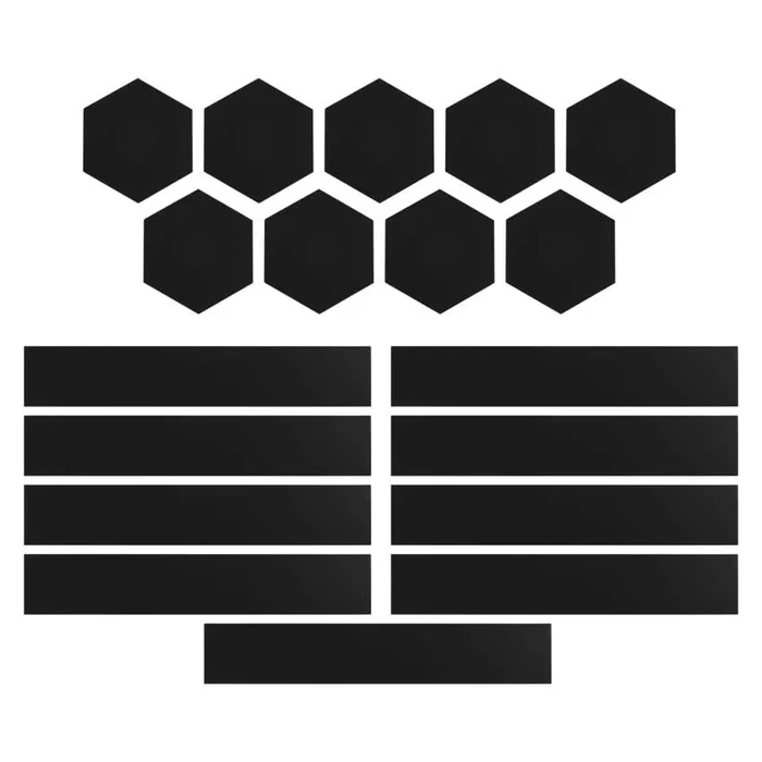 Emos GoSmart LED lámpatest Lines fekete 9 részből álló 34W RGBIC dimmelhető, WiFi ZIW269R