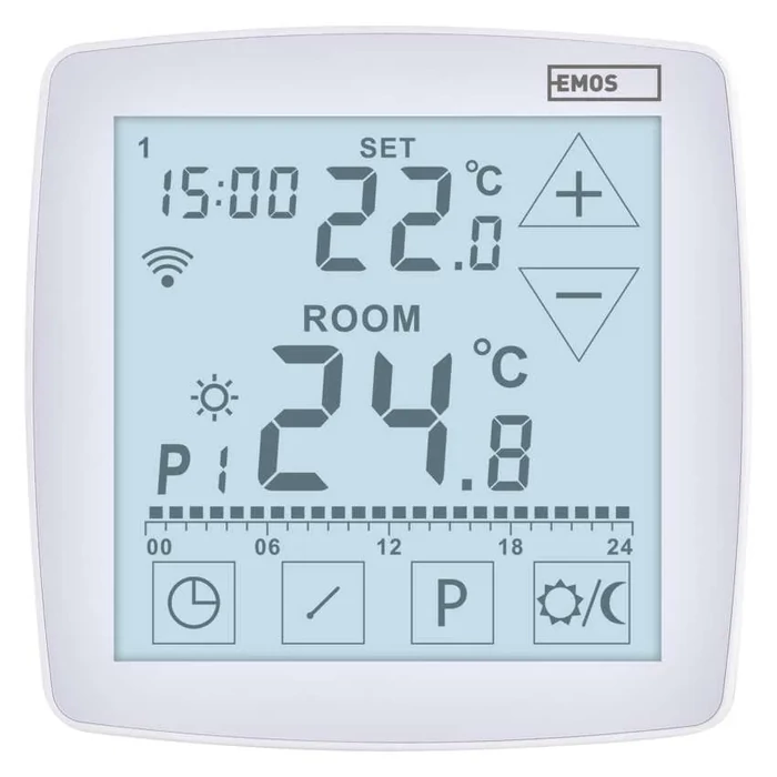 Emos GoSmart Programozható vezetékes szobatermosztát WiFi-vel P56S01