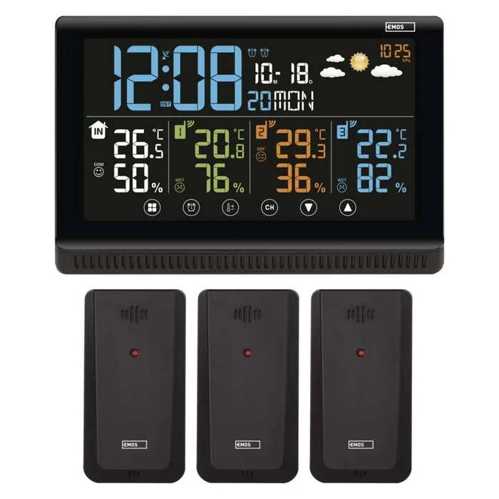 EMOS Meteorológiai időjárás állomás E8614