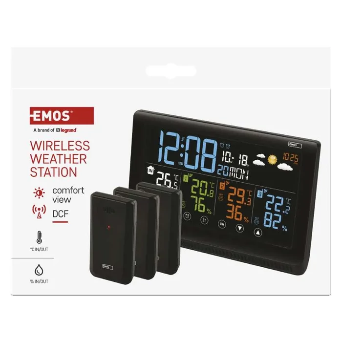 EMOS Meteorológiai időjárás állomás E8614