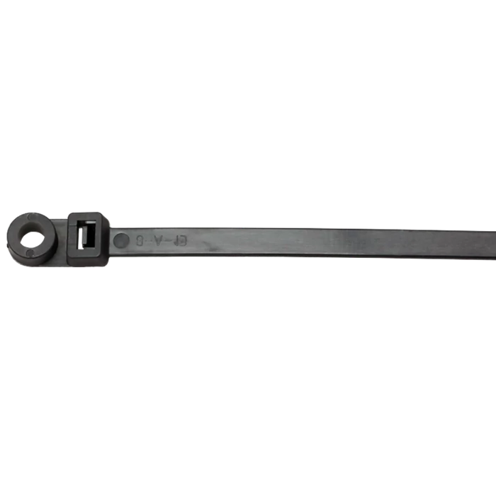 Tracon csavarozható kábelkötegelő, gyorskötöző 110x2,5 mm fekete 110-CS