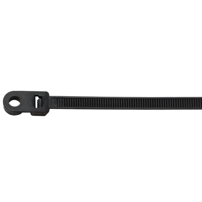 Tracon csavarozható kábelkötegelő, gyorskötöző 110x2,5 mm fekete 110-CS